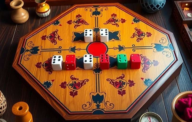 Ludo King India traditional Indian board design